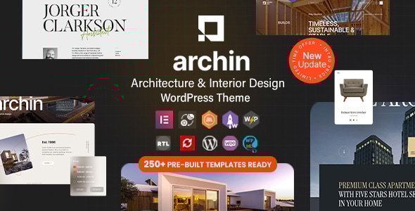Archin - Architecture & Interior Design WordPress Elementor Theme Logo
